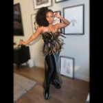 Teyonah Parris Instagram - Rip me out the plastic, I been actin' brand neeeeew!!! 🦚 Thank you @coreyhawkins and @dolabunny for curating a beautifully safe space for us all to laugh, love, and let loose, honeeeeyy! #Ghostlight2023