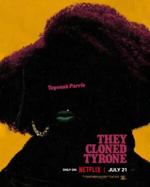Teyonah Parris Instagram - This conspiracy ain't no theory!! The official #TheyClonedTyrone trailer drops tomorrow!!