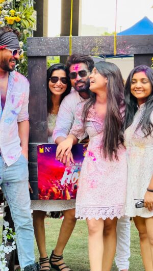 Thanuja Puttaswamy Instagram - Life is very beautiful and colourful, may this Holi add more love and colour to your life and your family…🫶🏻
.
.
.
.
.
.
.
.
.
.
.
.
#thanujaputtaswamyarmy 
#thanujaputtaswamylove 
#festival 
#holi 
#friends 
#love 
#positivity 
#positivevibes 
#believe 
#instagram 
#instagood 
#goodvibes 
#music 

@raasta_hyderabad