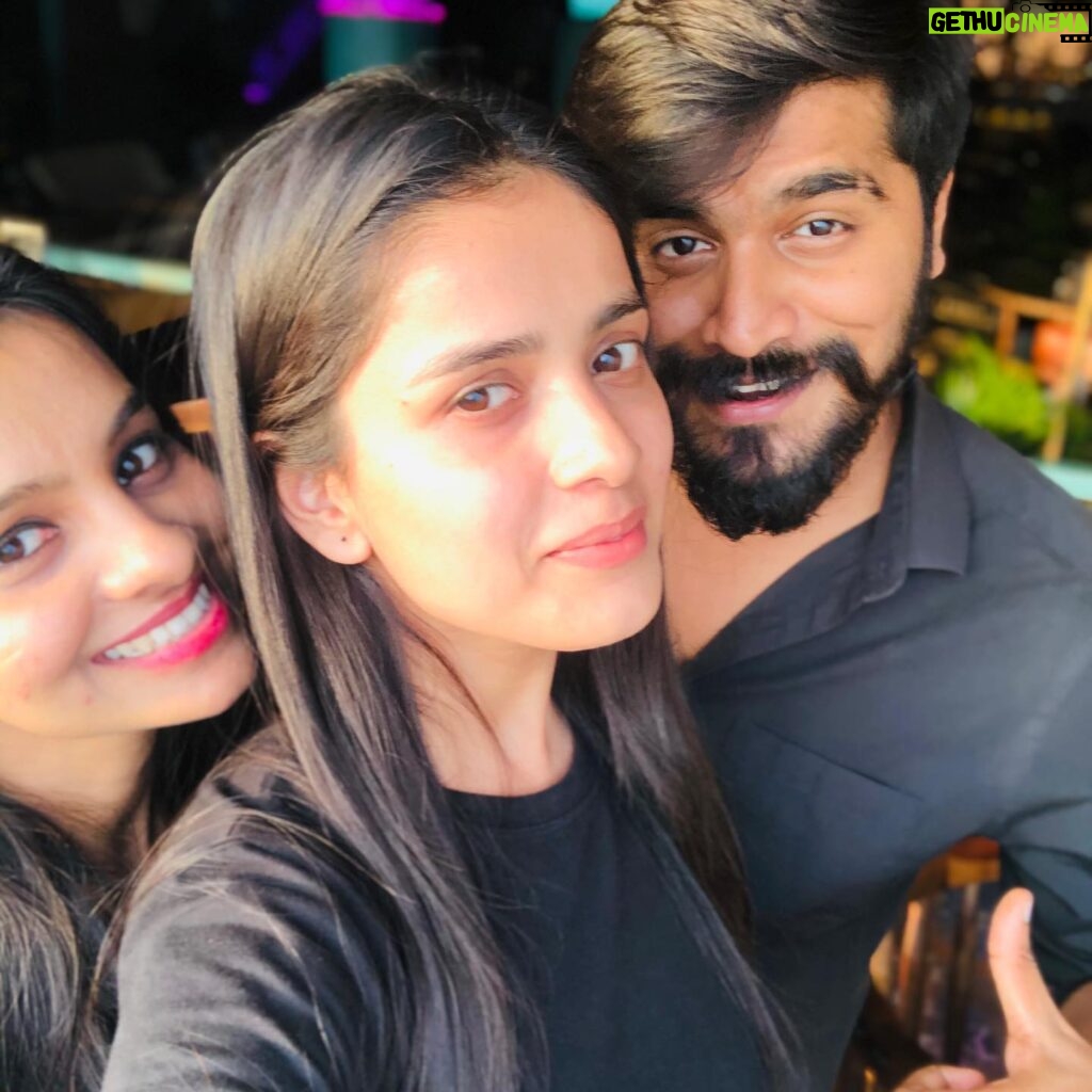 Thanuja Puttaswamy Instagram - Friends are never apart, maybe in distance but never in heart♥️. #truefriends #soul #goodvibes #instagood #bestfriendsforever #dayspentwell 🤗✨