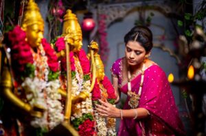Thanuja Puttaswamy Instagram - HaPpY Ram Navmi 
May lord Rama bless you with eternal peace & prosperity. .
.
.
.
.
.
.
.
Outfit: @aarushireddylabel 
Pc: @vrazz_concepts 
Jewellery: @akshithaatrendz 

#festival 
#happy 
#god 
#rama 
#❤️