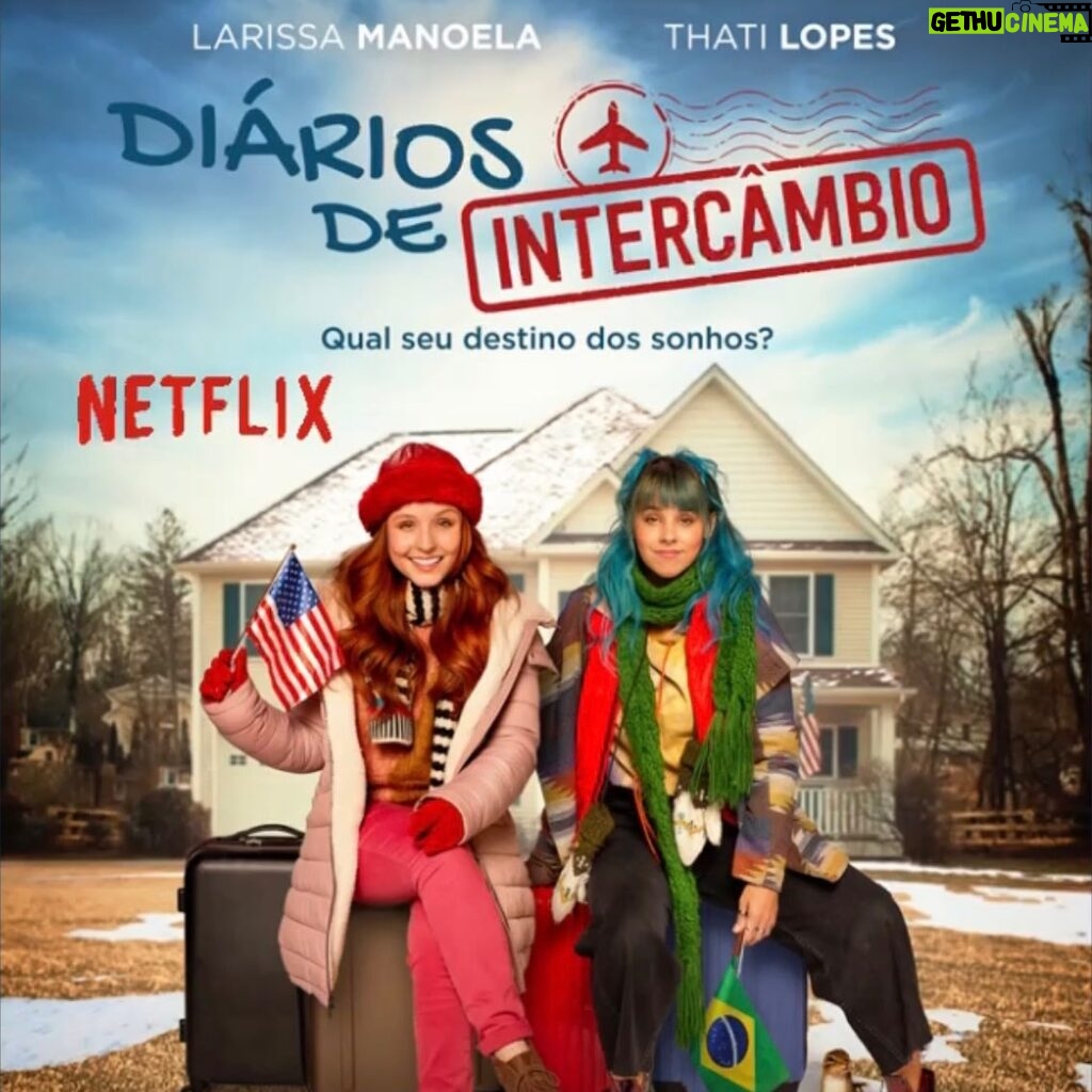 Thati Lopes Instagram - Essa delícia de filme com muitas confusões e altas aventuras tá fazendo aniversário. Vc encontra na @netflixbrasil Diários de Intercâmbio 🧡