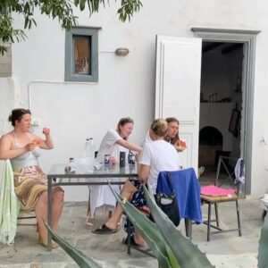 Thea Sofie Loch Næss Instagram - my grandma, my friends, hydra, a taxi in beirut, more friends, food, greek cats and my very pink face are some things i appreciated last year