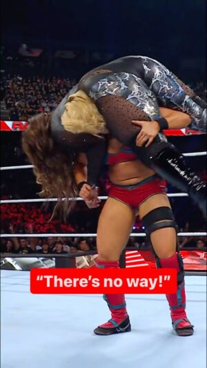 Theresa Serrano Instagram - @zoeystarkwwe nearly pulled it off 😳
