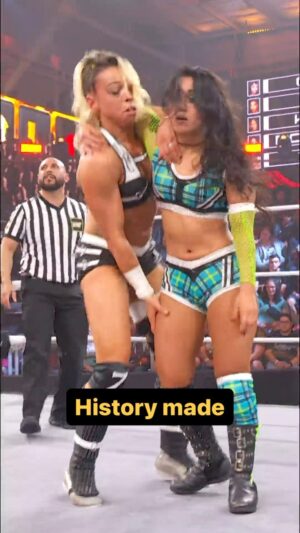 Theresa Serrano Instagram - Last year, @zoeystarkwwe made history with the FIRST-EVER Iron Survivor Challenge pinfall. What history will be made this year at #NXTDeadline? 🤔