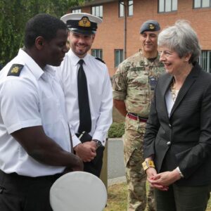 Theresa May Instagram - Today I visited NATO maritime headquarters and the UK's Permanent Joint Headquarters to thank the Armed Forces for their work. I met service personnel and families from the UK and NATO countries.