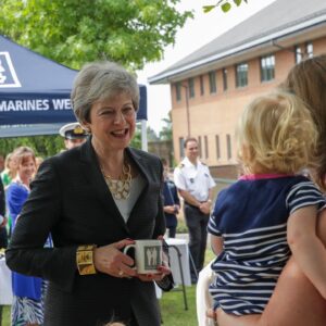 Theresa May Instagram - Today I visited NATO maritime headquarters and the UK's Permanent Joint Headquarters to thank the Armed Forces for their work. I met service personnel and families from the UK and NATO countries.