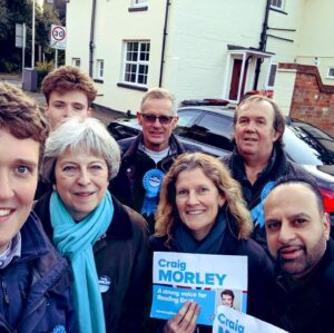 Theresa May Instagram - I’ve been out supporting our great @Conservatives candidates across the UK the last couple of weeks. The message on the doorstep has been clear: the British people want to get Brexit done and move our country forward #VoteConservative