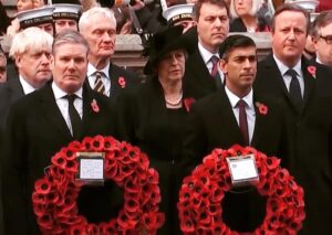 Theresa May Instagram - Today at the Cenotaph we honour the memory of the men and women who gave their lives so that we could be free.

As we remember their sacrifice, we pay tribute to all those serving our country around the world in defence of these hard-won freedoms today.

#lestweforget🌹