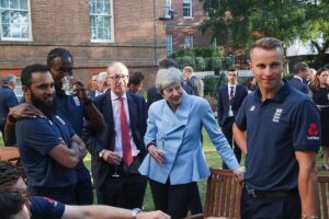Theresa May Instagram - Here we have a team that will be spoken of in awe for generations to come. On behalf of the whole country, congratulations to England’s World Cup winners! 🏏