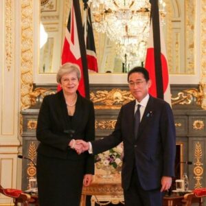 Theresa May Instagram - An honour to be in Japan to pay tribute to Shinzo Abe — a trusted ally whom I was proud to call a friend.

Our relationship enabled our nations to deepen a vital alliance. I know that under PM @fumio_kishida the 🇯🇵-🇬🇧 partnership will continue to go from strength to strength.
