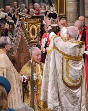 Theresa May Instagram - God Save The King. 
#coronation