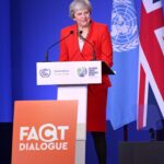 Theresa May Instagram - It was a pleasure to co-chair the #COP26  meeting on the importance of nature. To keep the pathway to 1.5 degrees alive, we must change the way we use our land & oceans, protect our forests and restore ecosystems globally.