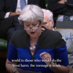 Theresa May Instagram - “What must be of key concern to us is the message this sends around the world to those who would do the West harm” My contribution on the situation in Afghanistan, its future and implications for the world: https://parliamentlive.tv/event/index/392a628b-beda-4bc1-91df-584f2a1cdf90?in=10:36:14