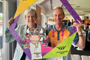 Theresa May Instagram - A privilege to cheer on @officialteamengland at the #CommonwealthGames in Birmingham, having given the go ahead for the bid in 2017.

As we host 4,600 athletes from 72 Commonwealth nations and territories these games proudly showcase the UK once again on the global stage. 

The games are also a valuable source of investment, trade & tourism in the Midlands, creating over 40,000 jobs and volunteering opportunities & leaving a lasting legacy for the region.

Thank you to all the athletes, staff & volunteers that have made it possible.