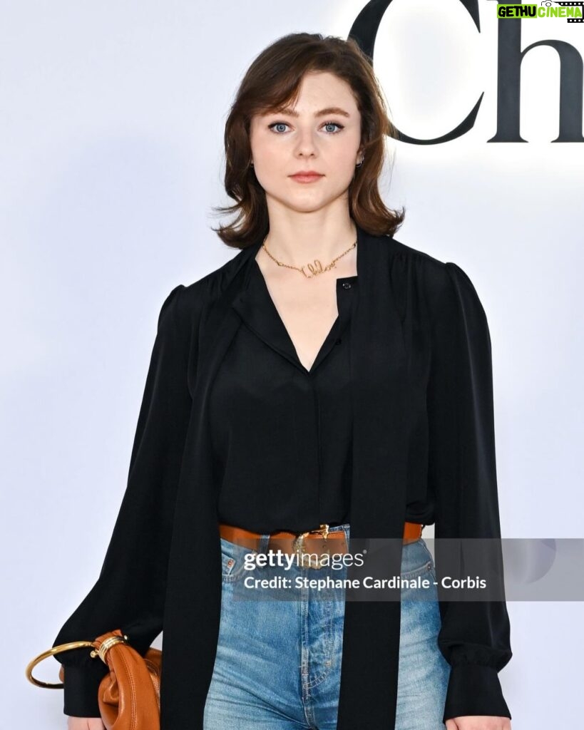 Thomasin McKenzie Instagram - Lucky to be in Paris with @chloe celebrating @chemena 🧡✨🌬️