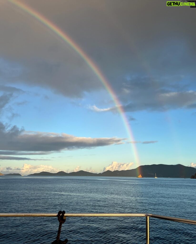 Tia Carrere Instagram - From dawn till dusk it’s magic #boating #britishvirginislands