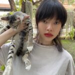 Ticha Wongtipkanon Instagram - Even though it’s a bad day, we both still look good bro.🐾