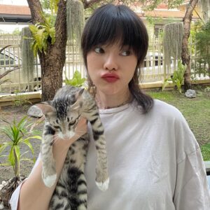 Ticha Wongtipkanon Instagram - Even though it’s a bad day, we both still look good bro.🐾