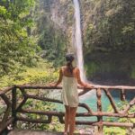 Tiffany Alvord Instagram - ✨ *Don’t* go chasing waterfalls.. they prefer if you play hard to get.. 🤪😅 - SWIPE to the end to see me sliding off the mossy rock to my death 🪨😂.. saw my life flash before my eyes, I did. HAVE A GREAT FANTASTIC MONDAY! Let’s crush this week. 🫶