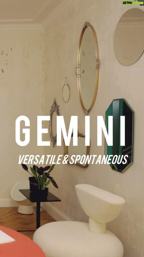 Tiffany Brooks Instagram - ✨ It’s Gemini Season y’all !! ✨ Here’s part 1 of my interpretation of the zodiac signs as interior design aesthetics. Part 2 coming soon (or not, we’ll see how I feel - I am a Gemini after all 💁🏾‍♀️) . . . #astrology #zodiacsigns #geminiseason #designaesthetic #interiordesign #designstyle #part1 #gemini