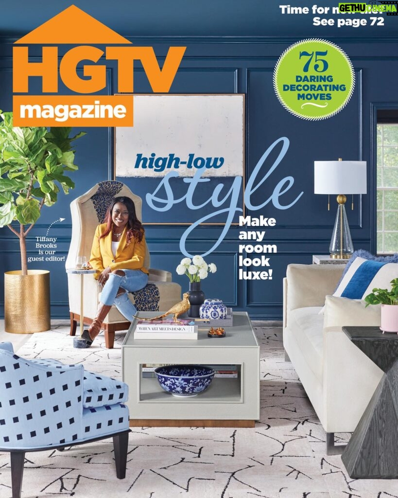 Tiffany Brooks Instagram - Ladies and gentlemen, we have ourselves a #covergirl! 🤩 Oh… And I’m a guest editor for the issue too! October 2023, HGTV MAGAZINE is the move y’all on new stands now! #hgtv #hgtvmagazine #interiordesigner