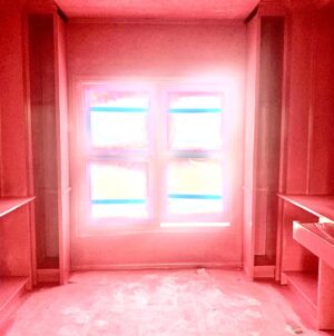 Tiffany Brooks Instagram - I needed a library. Why not make it pink?

 I own over 1000 books on design alone. 😬#problems 

#book #booklover #books #booksofinstagram #bookstagram #bookstagrammer #bookworm #chicagointeriordesigner #hgtvmagazine #library #pinkrooms #beforeandafter #chicagointeriors #decor
