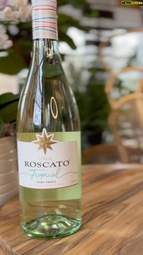 Tiffany Brooks Instagram - #ad In celebration of Roscato wine’s four new flavors, I’ve teamed up with them for an amazing giveaway! The winner will receive a room makeover, worth up to $20,000 to create their very own sweet spot using the color palette of one of the four flavors – Peach, Blueberry, Black Cherry and my personal fav, Tropical. Here’s to Vacay Vibes all year round! Tasting Roscato Tropical makes me think of vacationing at a house decked out in mid century modern decor, overlooking the ocean. Seriously? An ocean view, some music, and a chilled bottle of Roscato Tropical – that’s my sweet spot! It doesn’t get better than that! To enter: Follow @roscatowine, like this post & tag a friend in the comments. Must be 21 years or older and a US resident to enter. Hurry the giveaway ends June 30!! #OwnYourSweetSpot