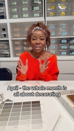 Tiffany Brooks Instagram - Did you know that April is National Decorating Month?
Let’s celebrate with some decorating dos and don’ts (and maybe some wine later) 🙌🏾🥳

.
.
.

#nationaldecoratingmonth #tipsandtricks #dosanddonts #millennialgray #livelaughlove #decor #interiordesign #april