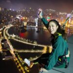 Tiffany Lau Instagram – 233 meters is no joke 😳 
it’s also what made the view absolutely amazing! 🌃 have you tried the skywalk before? 😍 i had no idea macau was such a fun-filled city with so much to do!! 🤭 

#GoSporty #全城躍動
#NovemberFormula #第70屆澳門格蘭披治大賽車 #70MacauGP
#澳門美食節 #MacauFoodFestival #感受澳門樂無限 #ExperienceMacaoUnlimited #ExperienceMacao #感受澳門 #澳門 #Macao #MacaoLetsGo