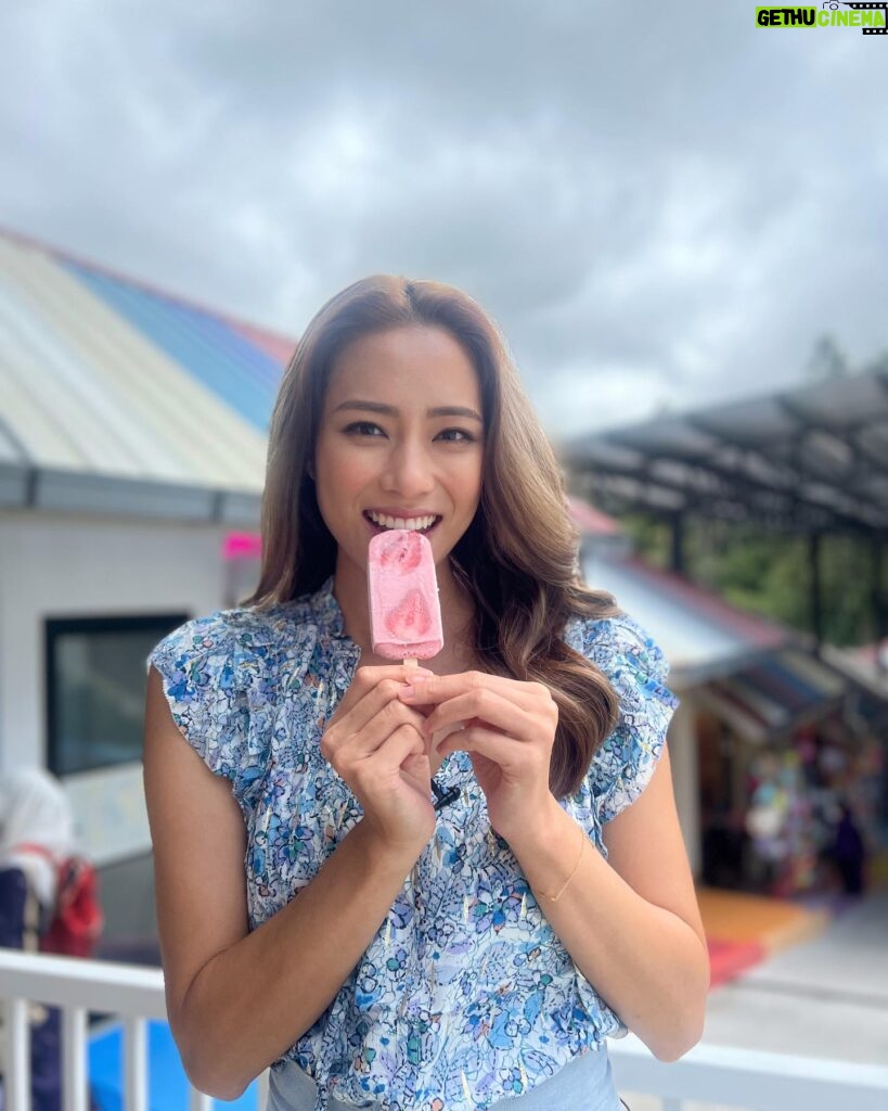 Tiffany Lau Instagram - homemade strawberry popsicle? YES PLEASE 😋🍓