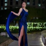 Tiffany Lau Instagram – i’m still in love with this two-toned blue dress 💙🦋