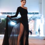 Tiffany Lau Instagram - it was cold and my feet were hurting from walking and standing so long with the heels… but you can’t tell right? 🫣😅