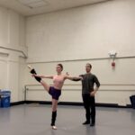 Tiler Peck Instagram - Class is back in session! As you can tell, Craig and I have no fun in the studio 😉 The hardest part about coming back from an injury is being patient and trying to let go of judgements. Craig is definitely key to helping me keep my frustrations at bay. Do I wish my foot had its full range, that I was in a crossed fifth, and that I could use my full turnout right away? Yes, of course. But I have to be happy with where I am at the moment. This was one of my first classes back, and right now, I am putting in the work, getting my whole body used to moving again and with no pain, so am very grateful for that 😊 onwards and upwards! #Ballet #Ballerina #BallerinasOfIG #FootInjury #Recovery #Rehearsal #Class #PointeShoe