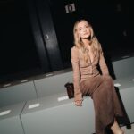 Tilly Keeper Instagram - sat on my tod at #TodsFW23 thank you @tods and @walterchiapponi for having me in Milan for your brilliant show
