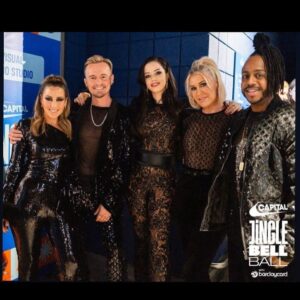 Tina Barrett Instagram - Thank you so much for having us @capitalofficial #jinglebellball @sclub what an amazing night 🙌🩷💋✨