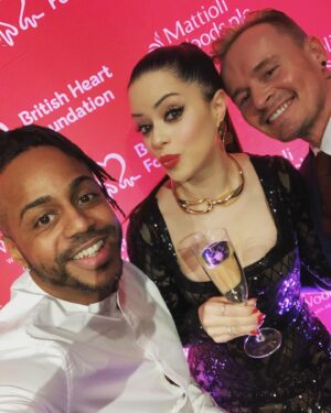 Tina Barrett Instagram - What an amazing night thank you so much @the_bhf for inviting us such a amazing night hearing all the stories so heart warming such a wonderful event ❤️