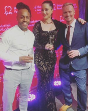Tina Barrett Instagram - What an amazing night thank you so much @the_bhf for inviting us such a amazing night hearing all the stories so heart warming such a wonderful event ❤️