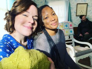 Tina Majorino Instagram - Nat. We did the damn thing, didn’t we? So proud of you. So proud of what we made together. So happy it was you. 🖤 If you wanna give your mom a scare for #MothersDay why not watch me and this beauty GO THERE in #IntoTheDark #Delivered now streaming on @Hulu ((stay tuned for more BTS this week. Ya girls got quite the stockpile 😉))