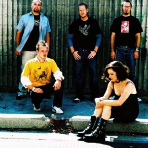 Tina Majorino Instagram - I was in a band, like a really cool one too. 😎 Captured all on film by @valpatterson #tbt #TheAMProject  #SoulDecisionOBallsRageKageFartmanTeej #AlbumArt #SevereTireDamage #IfYouKnowYouKnow