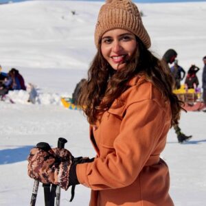 Tithi Raaj Instagram - See you on the slopes❄️🎿 
.
#snow #skiing #sports #sky #shine #morning #best #day #happy #travel #adventure #experience #lifestyle #allthingsart