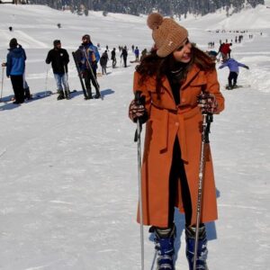 Tithi Raaj Instagram - See you on the slopes❄️🎿 
.
#snow #skiing #sports #sky #shine #morning #best #day #happy #travel #adventure #experience #lifestyle #allthingsart
