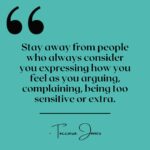 Toccara Jones Instagram – Stay away from people who always consider you expressing how you feel as you arguing or being extra. 

It’s called Gaslighting. 

Toxic people do that so they don’t have to take accountability for their own behaviour.