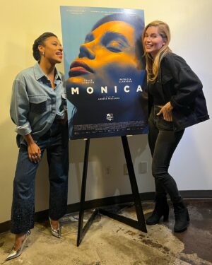 Trace Lysette Instagram - In the home stretch we brought it back HOME to the @lalgbtcenter last night for our @theacademy screening hosted by the one and only @arianadebose - It meant the world to me to have her there and we had the best chat both on and off stage. Thank you my love! Special thank you to @pfpicardi for the space, @glaad for co-hosting, @averyarchie   @mammothsprite on pics and video, @bsmitty821 @wolfkasteler @ginaresnick @dsfreiberg @michaeldabaum and everyone else who helped make it happen… it was a family affair. MONICA is avail online to stream through many different platforms. Thank you all for taking this ride with us ♥️