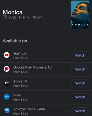 Trace Lysette Instagram - MONICA is out on VOD streaming and American Airlines 🖤🇺🇸✈️