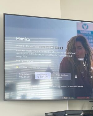 Trace Lysette Instagram - MONICA is out on VOD streaming and American Airlines 🖤🇺🇸✈️
