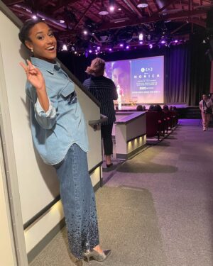 Trace Lysette Instagram - In the home stretch we brought it back HOME to the @lalgbtcenter last night for our @theacademy screening hosted by the one and only @arianadebose - It meant the world to me to have her there and we had the best chat both on and off stage. Thank you my love! Special thank you to @pfpicardi for the space, @glaad for co-hosting, @averyarchie   @mammothsprite on pics and video, @bsmitty821 @wolfkasteler @ginaresnick @dsfreiberg @michaeldabaum and everyone else who helped make it happen… it was a family affair. MONICA is avail online to stream through many different platforms. Thank you all for taking this ride with us ♥️