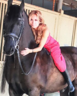Tracey E. Bregman Instagram - We lost the soul of my Ranch this morning. Standing Ovation or Ovi, as he was known as, passed away with me by his side. This is the hard part for loving these beautiful souls so fiercely. We had 10 incredible years together and my boys and my whole family loved him deeply. Ovi, I hope you are doing canter pirouettes in heaven with Buddha by your side. #standingovation #freisian #love 💔❤️