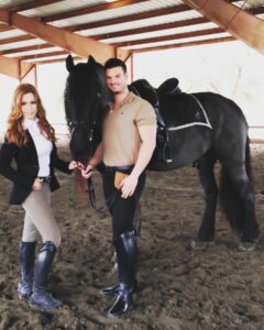 Tracey E. Bregman Instagram - We lost the soul of my Ranch this morning. Standing Ovation or Ovi, as he was known as, passed away with me by his side. This is the hard part for loving these beautiful souls so fiercely. We had 10 incredible years together and my boys and my whole family loved him deeply. Ovi, I hope you are doing canter pirouettes in heaven with Buddha by your side. #standingovation #freisian #love 💔❤️