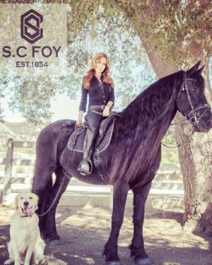 Tracey E. Bregman Instagram - We lost the soul of my Ranch this morning. Standing Ovation or Ovi, as he was known as, passed away with me by his side. This is the hard part for loving these beautiful souls so fiercely. We had 10 incredible years together and my boys and my whole family loved him deeply. Ovi, I hope you are doing canter pirouettes in heaven with Buddha by your side. #standingovation #freisian #love 💔❤️